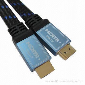 HDMI Cable (HDMI 1.3V, 1.4V) with 10MΩ Minimum Insulation Resistance